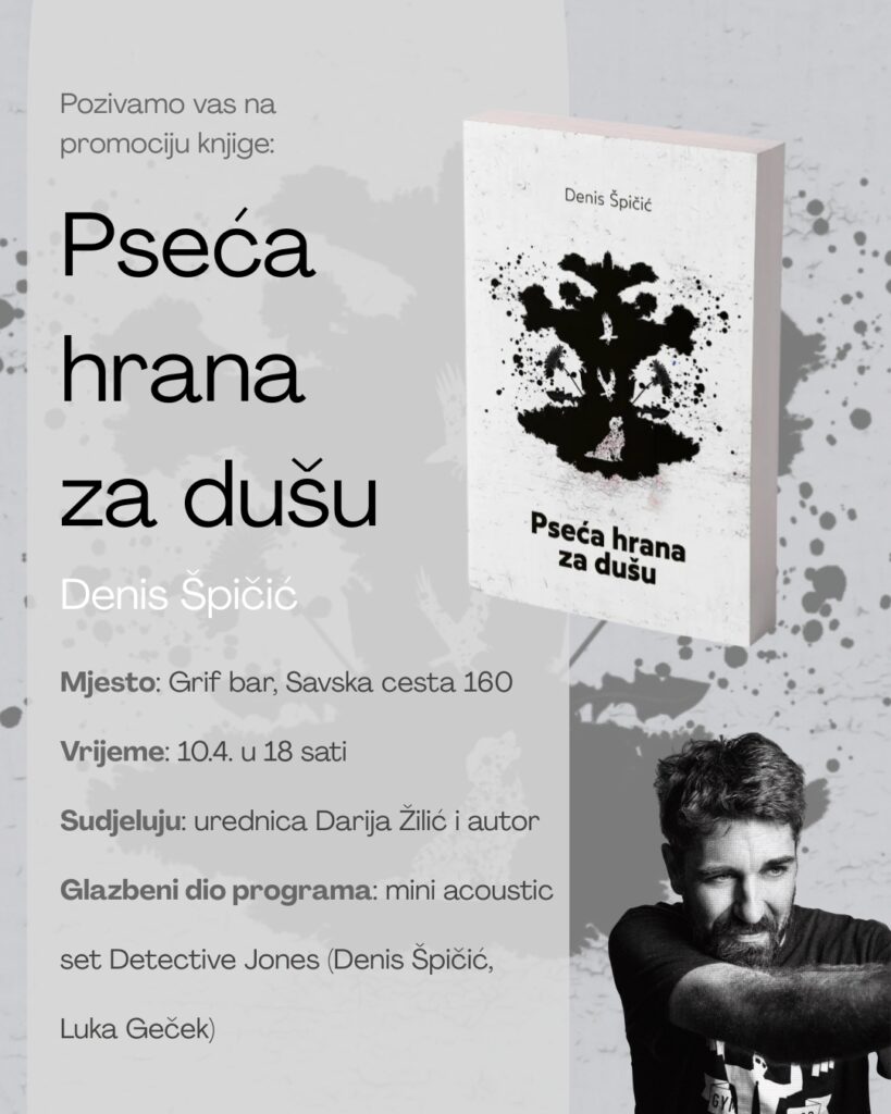 Promocija zbirke poezije „Pseća hrana za dušu“ Denisa Špičića