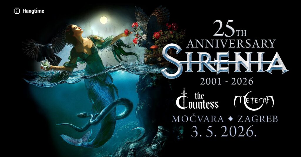 Sirenia u Zagrebu s predgrupama The Countess i Meteora