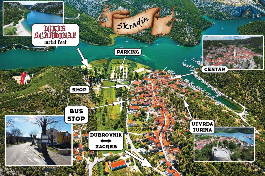 karta skradina